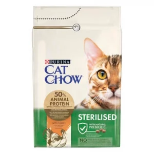 PURINA CAT CHOW Esterilizado con Pavo 3KG