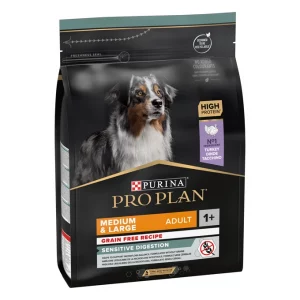PURINA PRO PLAN Medium & Large SENSITIVE DIGESTION Grain Free Pavo 12KG