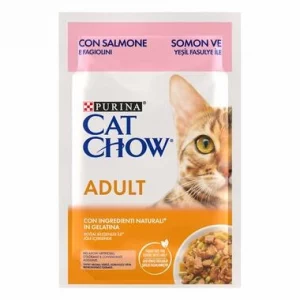 PURINA CAT CHOW Adulto Con Salmón 26X85GR