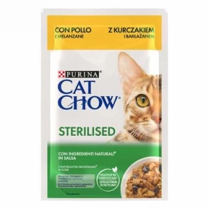 PURINA CAT CHOW® Esterilizado Con Pollo 26X85GR