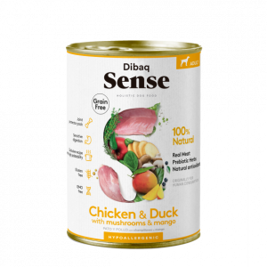 Dibaq Sense DOG Grain Free POLLO & PATO 12X380GR