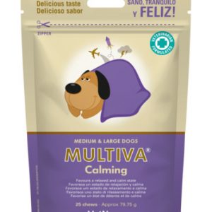MULTIVA CALMING MEDIUM & LARGE DOG 25 CHEWS VETNOVA