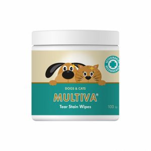 MULTIVA TEAR STAIN 100 WIPES VETNOVA