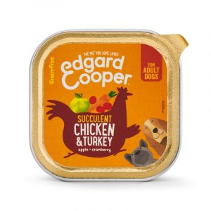 EDGARD COOPER TARRINA ADULT POLLO Y PAVO 11X150GR