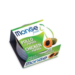 Monge Húmedo Gatos Pollo y Papaya 24x80GR