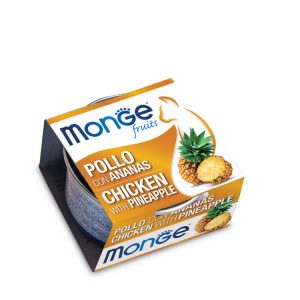 Monge Húmedo Gatos Pollo y Piña 24x80GR