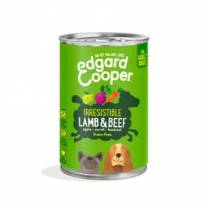 EDGARD COOPER HÚMEDO ADULT CORDERO Y TERNERA 6X400GR