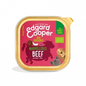 EDGARD COOPER TARRINA ADULT VACUNO ECOLÓGICO 17X100GR