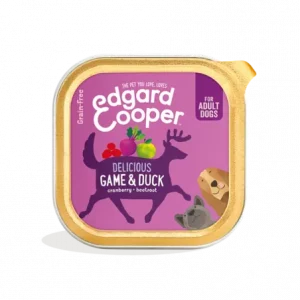 EDGARD COOPER TARRINA ADULT VENADO Y PATO 11X150GR