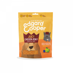 Edgard & Cooper SNACK ADULT JERKY CHICKEN 8X150GR