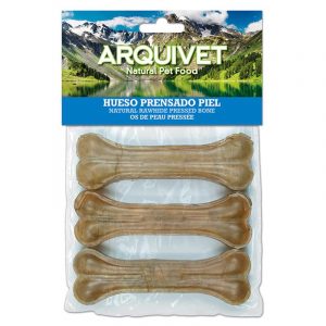 ARQUIVET Hueso prensado piel 15 cm (Bolsa 3 uds.)