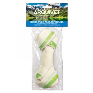 ARQUIVET Hueso nudo alga spirulina 11 cm (Bolsa 1 ud.)