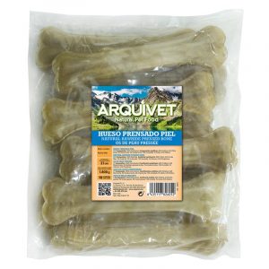 ARQUIVET Hueso prensado piel 21 cm (bolsa de 10 unidades)