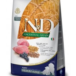FARMINA ND DOG PUPPY ANCESTRAL MEDIUM MAXI CORDERO 12KG