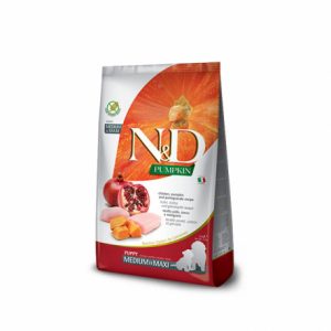 FARMINA ND DOG PUPPY PUMPKIN MEDIUM MAXI POLLO 12KG
