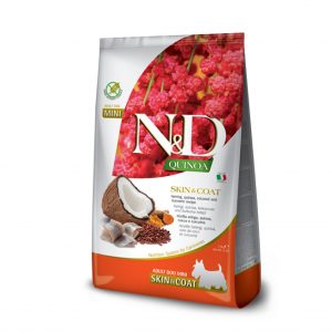 FARMINA ND DOG QUINOA SKIN COAT ARENQUE MINI 2,5KG
