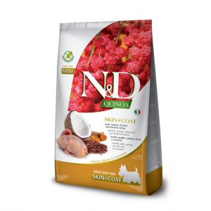 FARMINA ND DOG QUINOA SKIN COAT CODORNIZ MINI 2,5KG