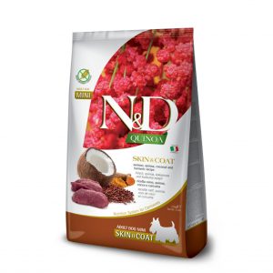 FARMINA ND DOG QUINOA SKIN COAT VENADO MINI 2,5KG