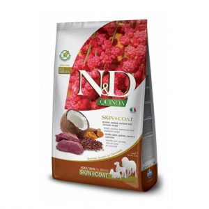 FARMINA ND DOG QUINOA SKIN COAT VENADO 2,5KG