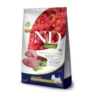 FARMINA ND DOG QUINOA WEIGHT MANAGEMENT CORDERO MINI 2,5KG