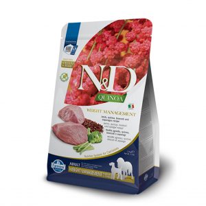 FARMINA ND DOG QUINOA WEIGHT MANAGEMENT CORDERO MED&MAX 7KG
