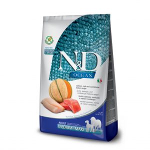 FARMINA ND DOG OCEAN SALMON BACALAO MEDIUM MAXI 12KG