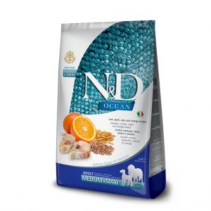 FARMINA ND DOG OCEAN LOW GRAIN MEDIUM MAXI BACALAO 12KG