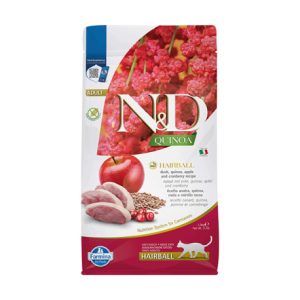 FARMINA ND CAT QUINOA HAIRBALL PATO 1,5KG