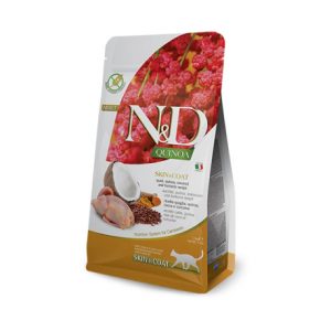FARMINA ND CAT QUINOA SKIN COAT CODORNIZ 5KG