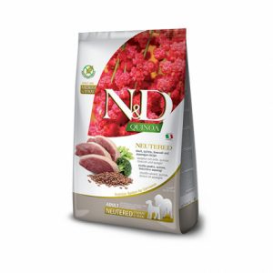 FARMINA ND DOG QUINOA NEUTERED PATO MEDIUM MAXI 12KG
