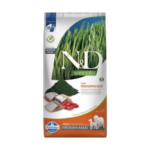 FARMINA ND DOG SPIRULINA MEDIUM MAXI ARENQUE 7KG