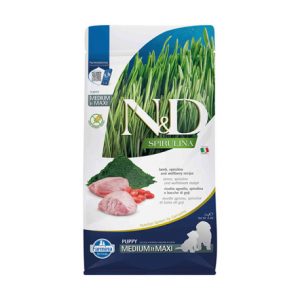 FARMINA ND DOG PUPPY SPIRULINA MEDIUM MAXI CORDERO 7KG