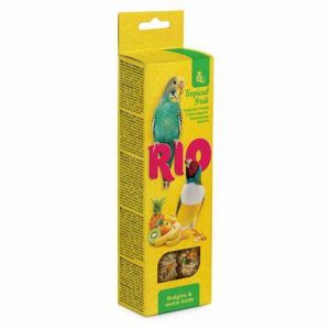 RIO STICKS FRUTA TROPICA PERIQUITOS Y AVES EXOTICAS 8X2X40GR