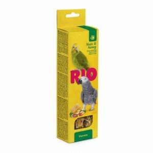 RIO STICKS MIEL Y FRUTOS SECOS LOROS 8X2X90GR