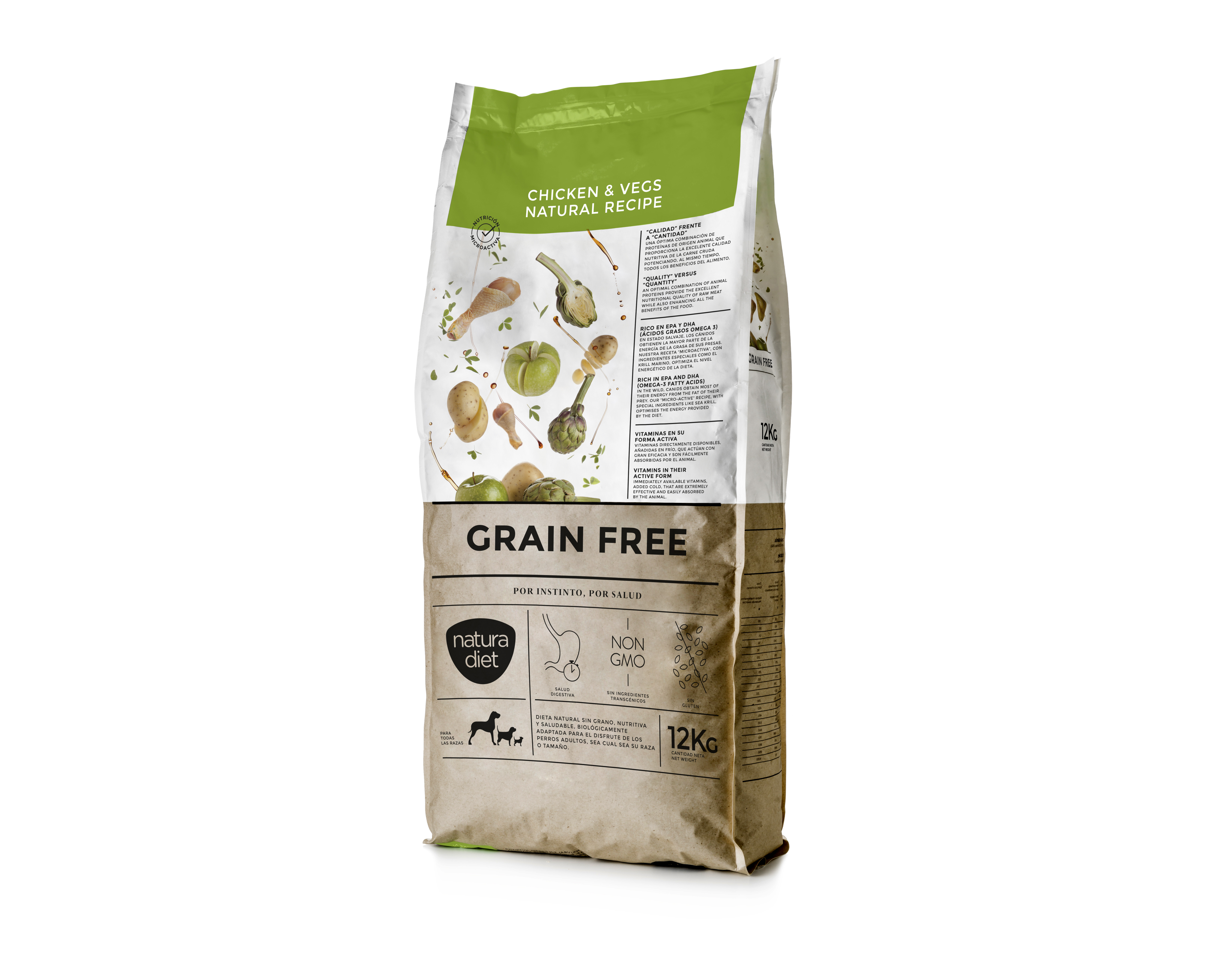 DingoNatura diet Grain Free Pollo y Vegetales 12kg