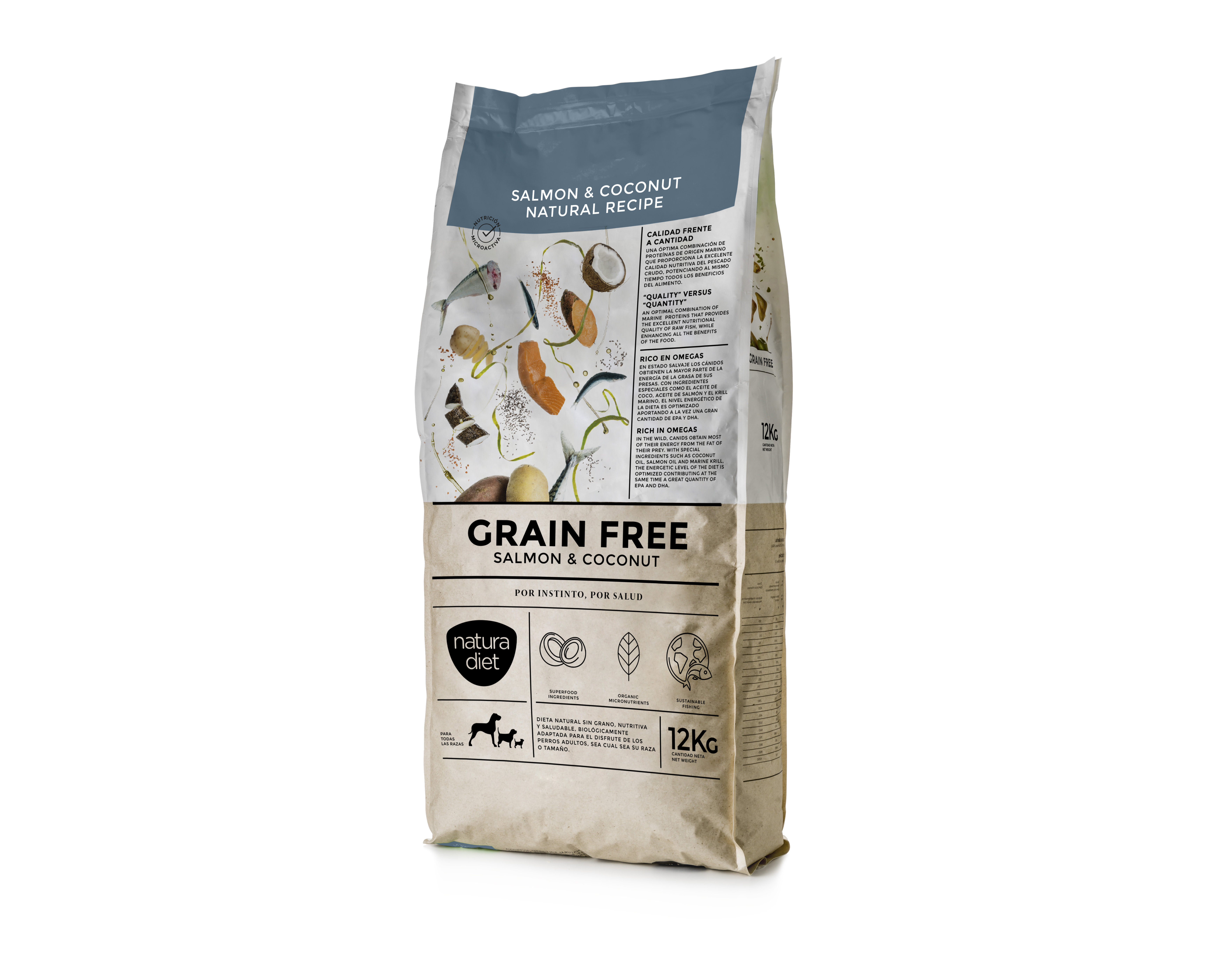 DingoNatura diet Grain Free Salmon y Coconut 12kg
