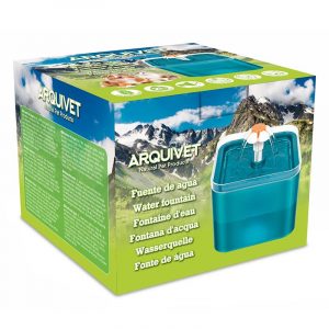 Arquivet Fuente para Gato/Perro Con luz Led y filtro de carbón activado - 2 Litros