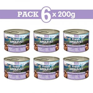 Arquivet Latas Fresh Lamb Meatballs Mini Albóndigas con cordero, zanahorias y boniato 6x200g
