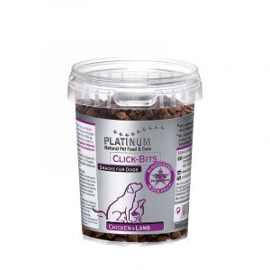 SNACK PLATINUM CLICK-BITS Pollo y Cordero 300 g