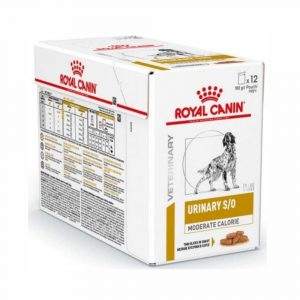 ROYAL CANIN SOBRES CANINE URINARY S/O MODERATE CALORIE 12X100G
