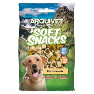 Arquivet Soft snacks corazones mix 100gr