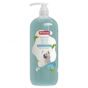Beaphar CHAMPU PERROS PELO BLANCO 1L