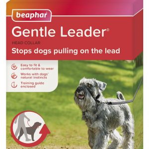 Beaphar Gentle Leader Correa Adiestramiento Negro Perro Pequeño