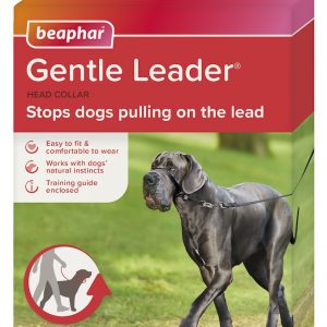 Beaphar Gentle Leader Correa Adiestramiento Negro Perro Grande