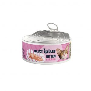 NUTRIPLUS GATOS COMIDA HUMEDA KITTEN POLLO 12X85GR