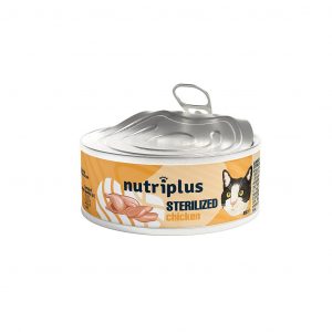 NUTRIPLUS GATOS COMIDA HUMEDA ESTERILIZADO POLLO 12X85GR