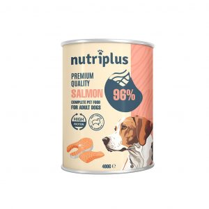 NUTRIPLUS PERROS COMIDA HUMEDA SALMON 6X400GR