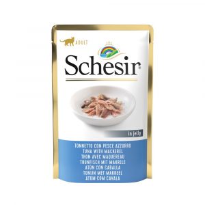 Schesir Gato Atún con Caballa Pouch (20x85gr)