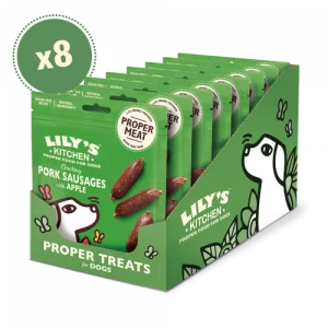 Lily's Kitchen Cracking Pork Y Apple Sausages 70g - 8uds