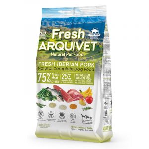 Arquivet Pienso semihúmedo para Perros FRESH Iberian Pork Cerdo Ibérico 2,5kg